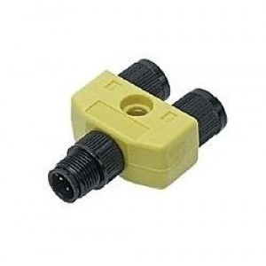 1200680170, Цилиндрические метрические разъемы MIC 4P MOLDED SPLTR YELLOW