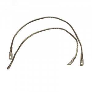 Проводник заземляющий П-750 S=6мм два наконечника zeta11230