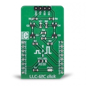 MIKROE-3276, Средства разработки интерфейсов LLC-I2C Click