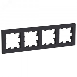 Рамка 4-м AtlasDesign универс. карбон SE ATN001004