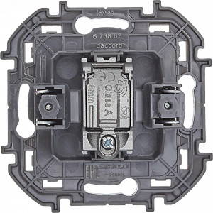 Розетка телевизионная проходная TV Inspiria 14дБ 5-862мГц механизм алюм. Leg 673862