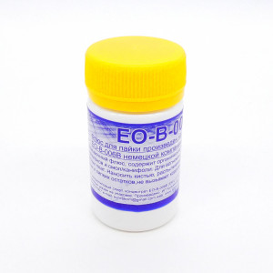 Флюс Emil Otto EO-B-006B безотмыв.(30мл), Безотмывочный флюс, содержит органические активирующие добавки, нет галогенов и смол/канифоли.