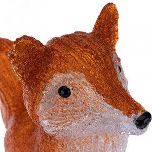 Акриловая светодиодная фигура Лисенок 28х15х26 см, батарейки 2хAA (не входят в комплект), 30 светодиодов 513-316