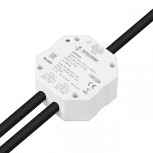 INTELLIGENT ARLIGHT Диммер SMART-DALI-601-62-ADDR-DIM-DT6-DRI-PD-IN (230V, 1x1.5A) 039135, Диммер DALI с выходом TRIAC. Питание/выход 100-240V, ток нагрузки 1x1.5A, максимальная суммарная мощность нагрузки 150-400W. Размер 52x52x26 мм.