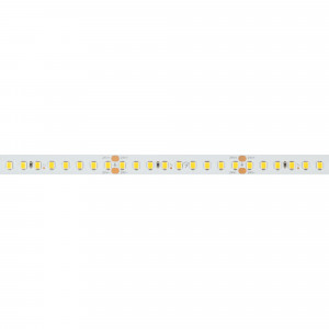 Лента RT-A144-10mm 24V Day4000 (7.7 W/m, IP20, 2835, 5m) 036208, Светодиодная высокоэффективная лента RT-A144, открытая. Светодиоды 2835, 144 шт/м (720 шт на 5 м), белая плата, ширина 10 мм, скотч 3M. Цвет ДНЕВНОЙ 4000 K, цветопередача CRI>85, угол 120°. Питание 24 В, мощность 7.7 Вт/м (38.5 Вт на 5 м). Размеры 5000x10