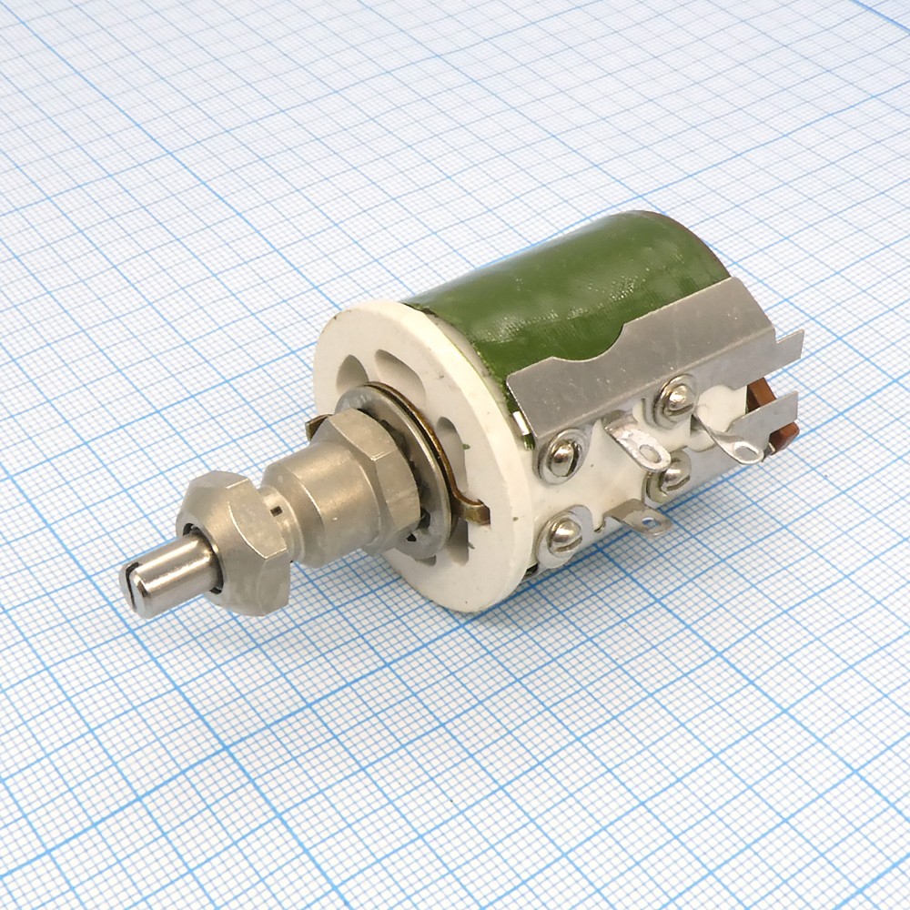 Изображение товара Резистор переменный проволочный ППБ-25Е 3.3 кОм 25 Вт