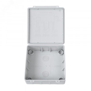 Коробка распределительная 60-0302 для прямого монтажа двухкомпонентная безгалогенная (HF) 100х100х30 60-0302