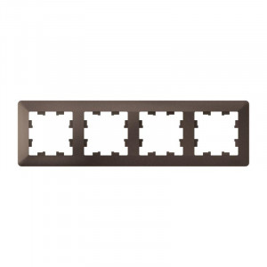 ATLASDESIGN AIR 4-постовая РАМКА, МОККО/дымчатый черный ATN220604