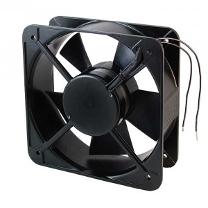 RQA 20060A2HBL SQUARE 220VAC, Вентилятор 220В AC, 2100об/мин., 200х200х60мм, 306 м3/час, 63 дБ, подшипник качения, тип вывода - провод