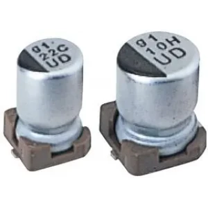 UUD1A101MCL1GS, Конденсатор алюминиевый 100мкФ ±20% 10В  для поверхностного монтажа