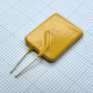 LB800LVF, Самовосстанавливающийся предохранитель PTC 0.8A(hold) 1.8A(trip) 265V 10A 40s 0.3Ohm, радиальные выводы, 15.5 X 22.5 X 3.8mm, россыпью