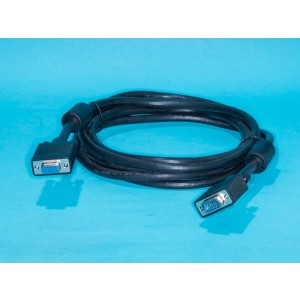 SCF-15/10/P, Кабель для монитора  VGA 15(м)-15(п) c ферритовым кольцом 3м