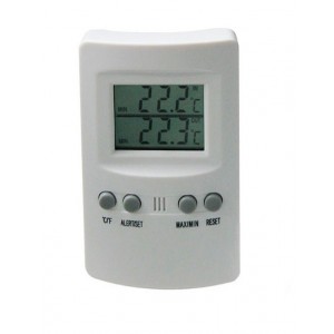 Термометр TM-201 комнатно-уличный, Улица: -50°С~70°С , помещение:  -20°С~50°С, точность: 0.1°С