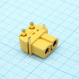 XT60PW-F, Разъем питания 2 контакта розетка