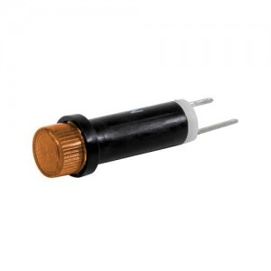 41-NKA28H-CAO, Светодиодные панельные индикаторы Bi Pin Hi Hat Amber 28VDC