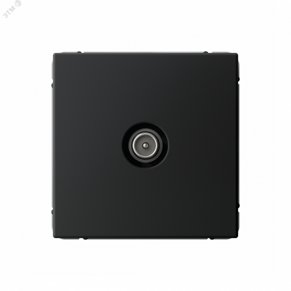 Изображение товара ARTGALLERY TV ТВ розетка проходная 4DB механизм карбон GAL001092