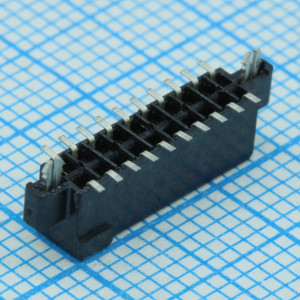 5-104652-2, Разъем на плату SKT 20 контактов шаг 1.27мм SMD