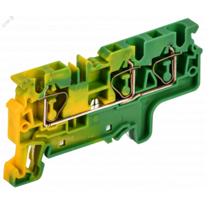 ARMAFIX Клемма пружинная CX4-3 PE 4мм2 трехконтактная заземляющая IEK AF-CT41-00-3-K52-004
