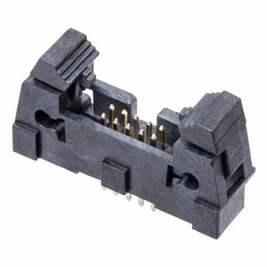 M50-3550542, Проводные клеммы и зажимы 5+5 IDC VERT PCTAIL LATCH HEADER, MALE