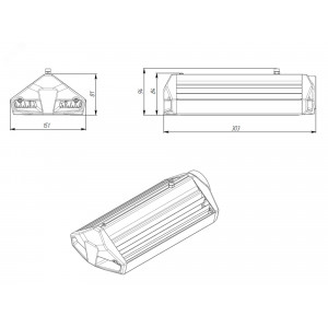 Светильник уличный ЕСАУЛ ДКУ-50 750 ШБ УТ000020649