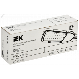 Светильник светодиодный ДКУ 1002-30Д 5000К IP65 сер. LDKU0-1002-030-5000-K03