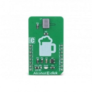 MIKROE-3318, Инструменты разработки многофункционального датчика Alcohol 3 click