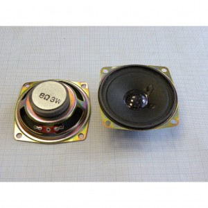 YD66-1 8 Ом 3 Вт, Головка динамическая, сопр. 8 Ом, мощн:  3 Вт размеры: диаметр 66мм, 4 отверстия под крепеж, неэкранированный магнит