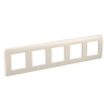 Рамка на 2+2+2+2+2 модуля (пятиместная), слоновая кость, RAL9001 75015O
