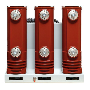 Вакуумный выключатель BB/EKF-10-1600-31,5-210-3 стационарного исполнения, с магнитом блокировки включения, с правой и левой блокировкой, с 2 токовыми катушками отключения, опер. Ток 220 В AC/DC