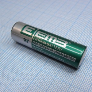 CR14505BL, Li, MnO2 батарея типоразмера AA, 3В, 1.8Ач, стандартная форма, -40...85 °C