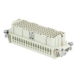 Розеточная контактная вставка 73.800.0853.0, Розеточная контактная вставка, обжимная фиксация, 108 полюсов + PE, типоразмер 24B, 250V, 10A, (обжимные контакты поставляются отдельно)