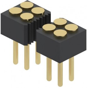 857-10-040-10-051000, Проводные клеммы и зажимы 40P 2R THRU-HOLE .197 HEIGHT TARGET