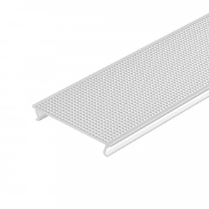 Экран LINIA53-2000 (LED) 017323, Микропризматический экран для светодиодов к профилям TOP-LINIA53, SHELF-MULTI. Размер 2000х50х7 мм. Микропризмы на лицевой стороне.
