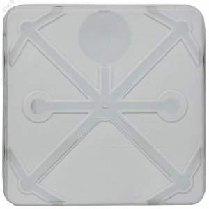 Коробка расп. КМ42455 о/п 100х100х50мм IP67 8 вв. серая UKO21-100-100-050-K41-66