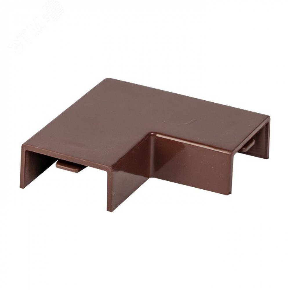 Изображение товара Поворот 90 гр. (20х10) (4 шт) темное дерево EKF-Plast