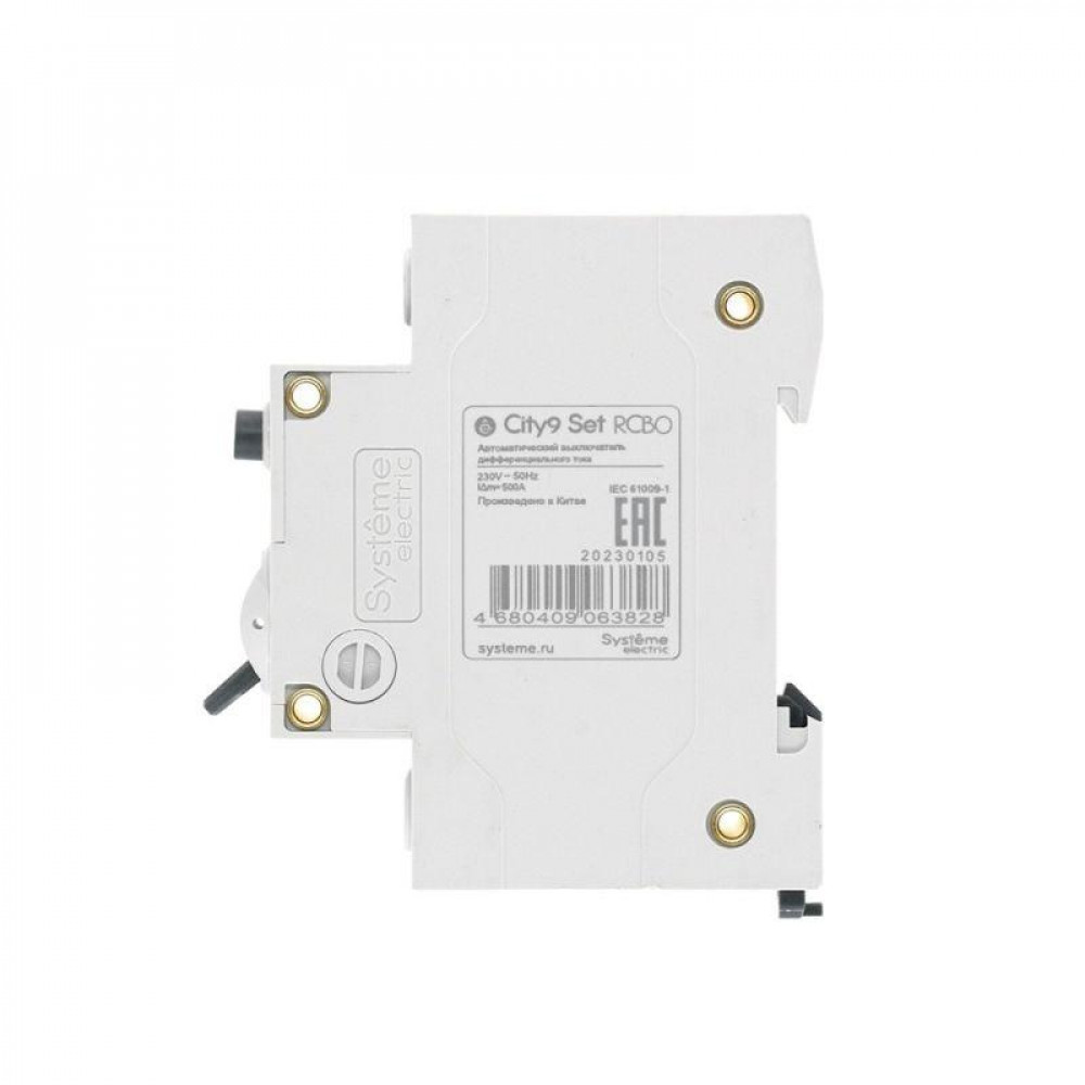 Изображение товара Выключатель автоматический дифференциального тока 2п 10А 30мА 4.5кА City9 C9D55610