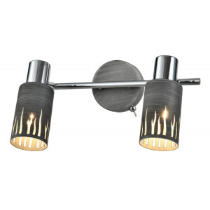 Светильник настенно-потолочный спот Lethe 3123-312 2 х Е14 40 Вт поворотный модерн с выключателем Б0055654