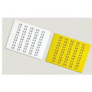 Табличка полужесткая. Полиэстер. Белый TAS159W