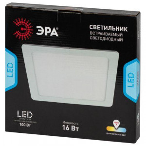 Светильник светодиодный LED 2-16-4K 16Вт 4000К встраив. квадратный Б0058404