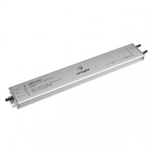 Блок питания ARPV-LG24400-LINEAR-PFC (24V, 16.6A, 400W) 036957, Источник напряжения с гальванической развязкой для светодиодных изделий. Входное напряжение 220-240 VAC. Выходные параметры: 24 В, 16.6 А, 400 Вт. Встроенный PFC >0.95. Тонкий металлический корпус IP67. Вход: 220-240VAC. Выход: 24VDC. Размер 400х60х22 mm.