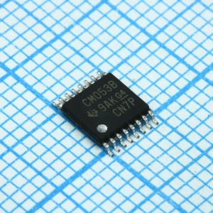 CD4053BPW, Строенный мультиплексор аналоговый 1 в 2, TSSOP16