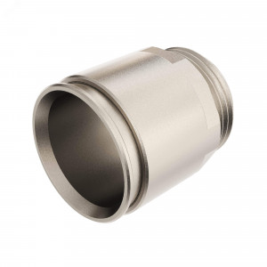 Муфта труба-коробка д.32мм, IP66/IP67, М32х1,5, никелированная латунь 6111-A32N