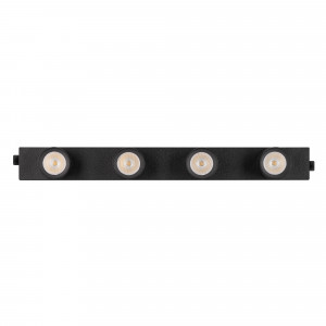 Светильник MAG-ORIENT-KRATER-L195-12W Warm3000 (BK, 25 deg, 48V) 035582, Светильник для магнитных треков MAG-ORIENT шириной 26 мм. Мощность 12 Вт, св. поток 730 лм, 65 лм/Вт, теплый 3000 K, CRI>90, угол 25°, напряжение питания 48 В. Черный фигурный корпус из металл, степень защиты IP20. Размер: длина 195 мм, ширина 22 мм, высо