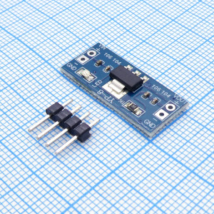 Модуль линейного стабилизатора на 5В, Модуль линейного источника питания на 5В на микросхеме AMS1117-5.0