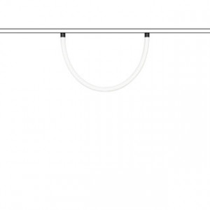 Светильник MAG-FLEX-TUBE-ELASTIC-L1000-14W Day4000 (BK, 360 deg, 48V) 034048, Светильник гибкий для магнитных треков серии FLEX. Мощность 14 Вт, св. поток 940 лм, 67 лм/Вт, дневной 4000 K, CRI>90, угол 360°, напряжение питания 48 В. Матовый белый фигурный корпус из силикона. Размер: диаметр 30 мм, длина 1000 мм. Монтаж на магнитный