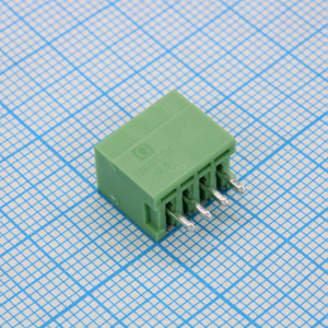 15EGTVC-2.5-04P-14-00, Разъемный клеммный блок на плату, 4 контакта. Серия 15EGTVC-2.5