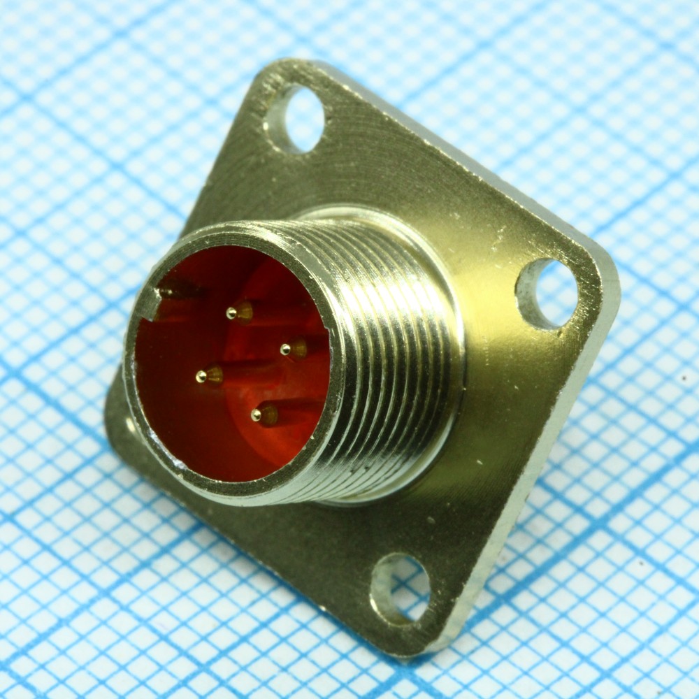 PY04-4Z, Вилка на панель Ningbo ACIT Electronic Co., Ltd (бывшая POLSUN ...