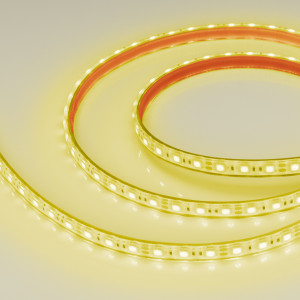 Лента герметичная RTW-PFS-B60-13mm 12V Yellow (14.4 W/m, IP68, 5060, 5m) 036291, Светодиодная гибкая лента RTW-B60, герметичная IP68 (PFS-полная силиконовая экструзия). Светодиоды 5060, 60 шт/м (300 шт на 5 м), белая плата 13 мм, скотч 3M. Цвет ЖЁЛТЫЙ, угол 120°. Питание 12V, мощность 14.4 Вт/м (72 Вт на 5 м). Размеры 5000x13x5.5 мм.