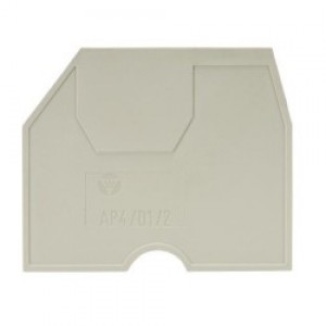 Крышка бок. AP 4/D 1/2, Крышка боковая, для клемм WK 4 D1/2...,  цвет: серый