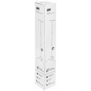 Штатив 68х68х160см для уст. двух прожекторов желтый LPADD2-160-2-K05